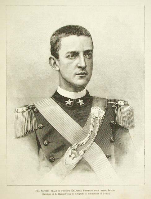 Sua Altezza Reale il Principe Emanuele Filiberto Duca delle Puglie