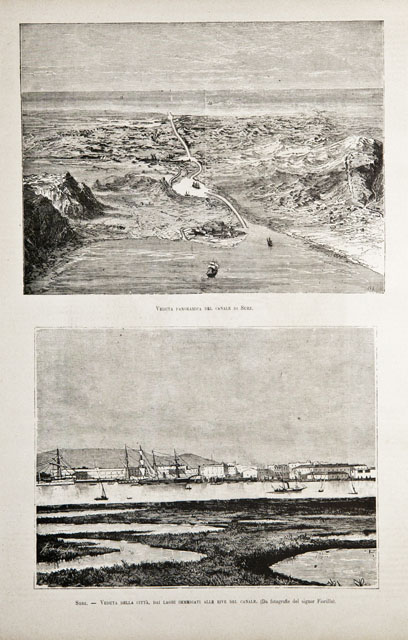 Suez / Veduta panoramica del canale di Suez / Veduta …