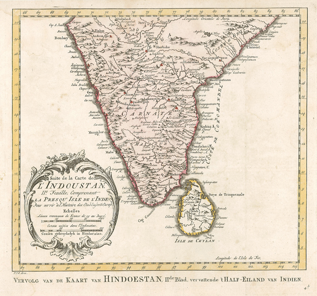 Suite de la Carte de l'Indoustan, IIe, Feuille, Comprenant la …