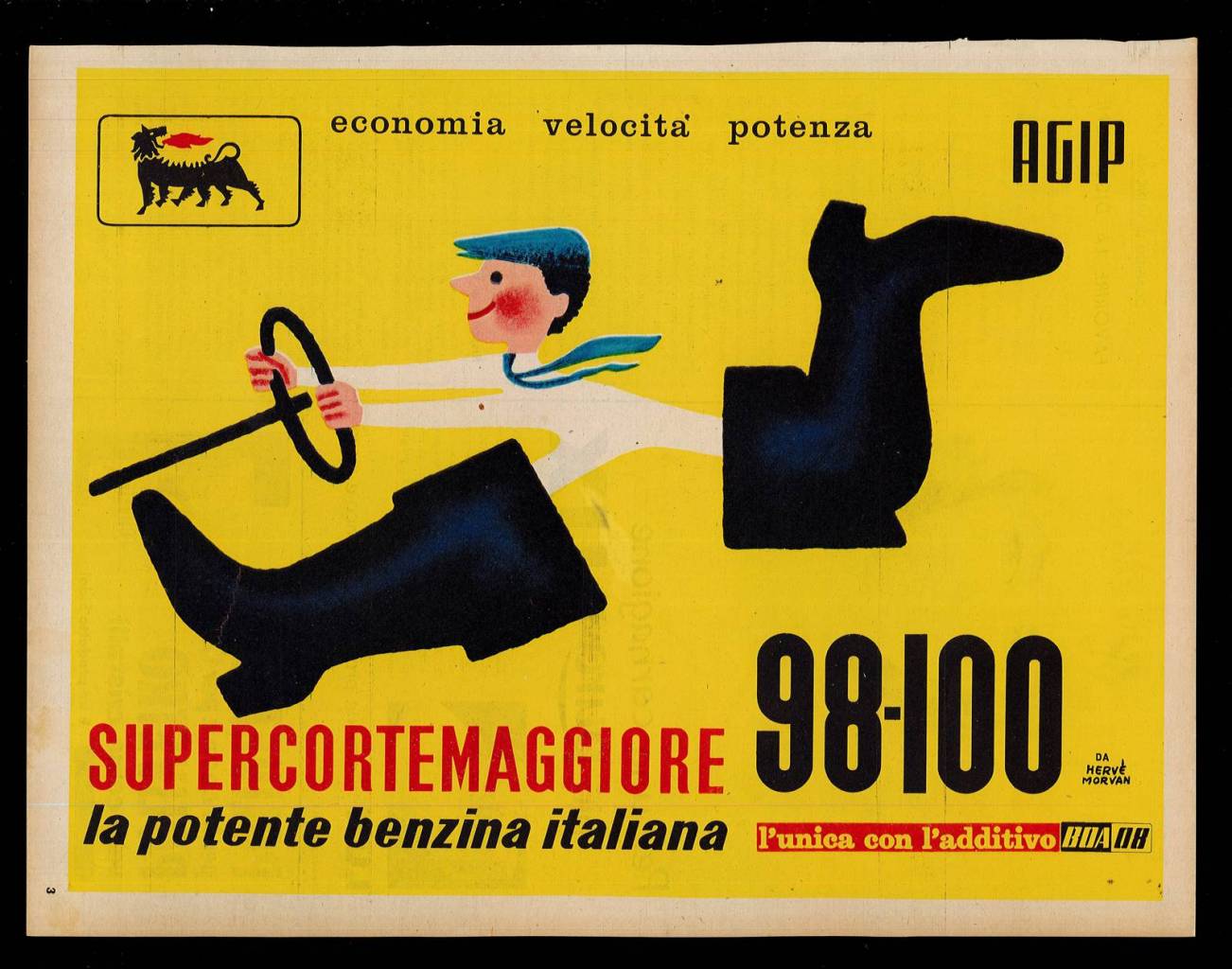 Supercortemaggiore la potente benzina italiana