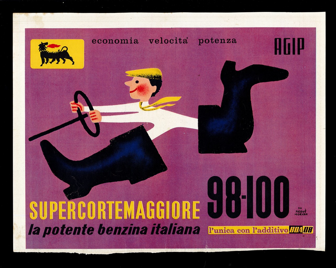 Supercortemaggiore la potente benzina italiana