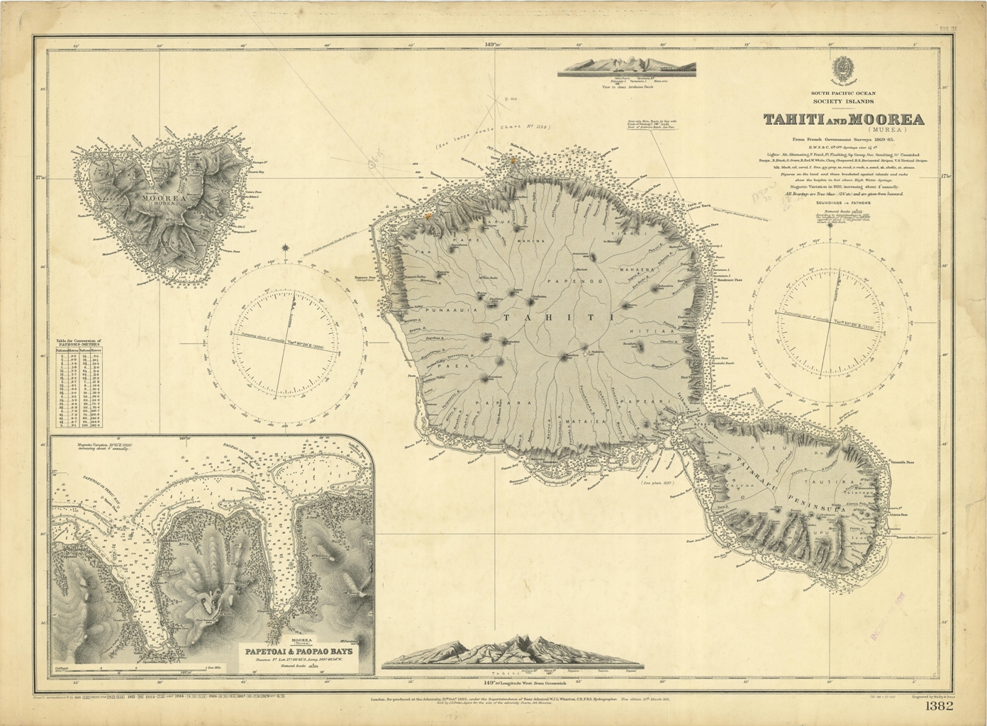 Tahiti and Moorea