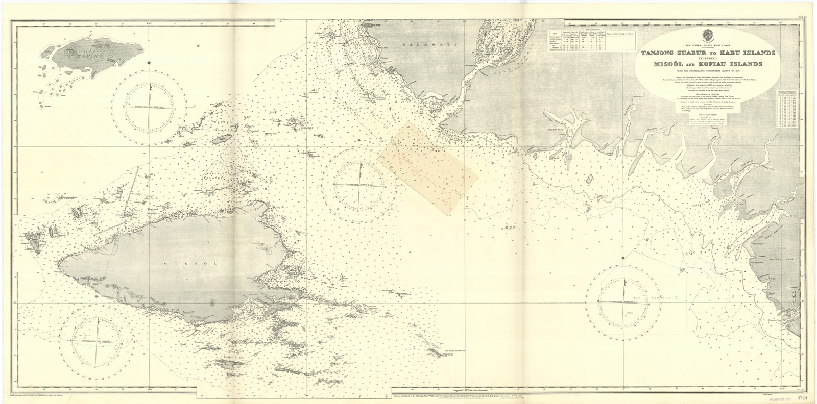 Tanjong Suabur to Kabu Islands including Misool and Kofiau Islands