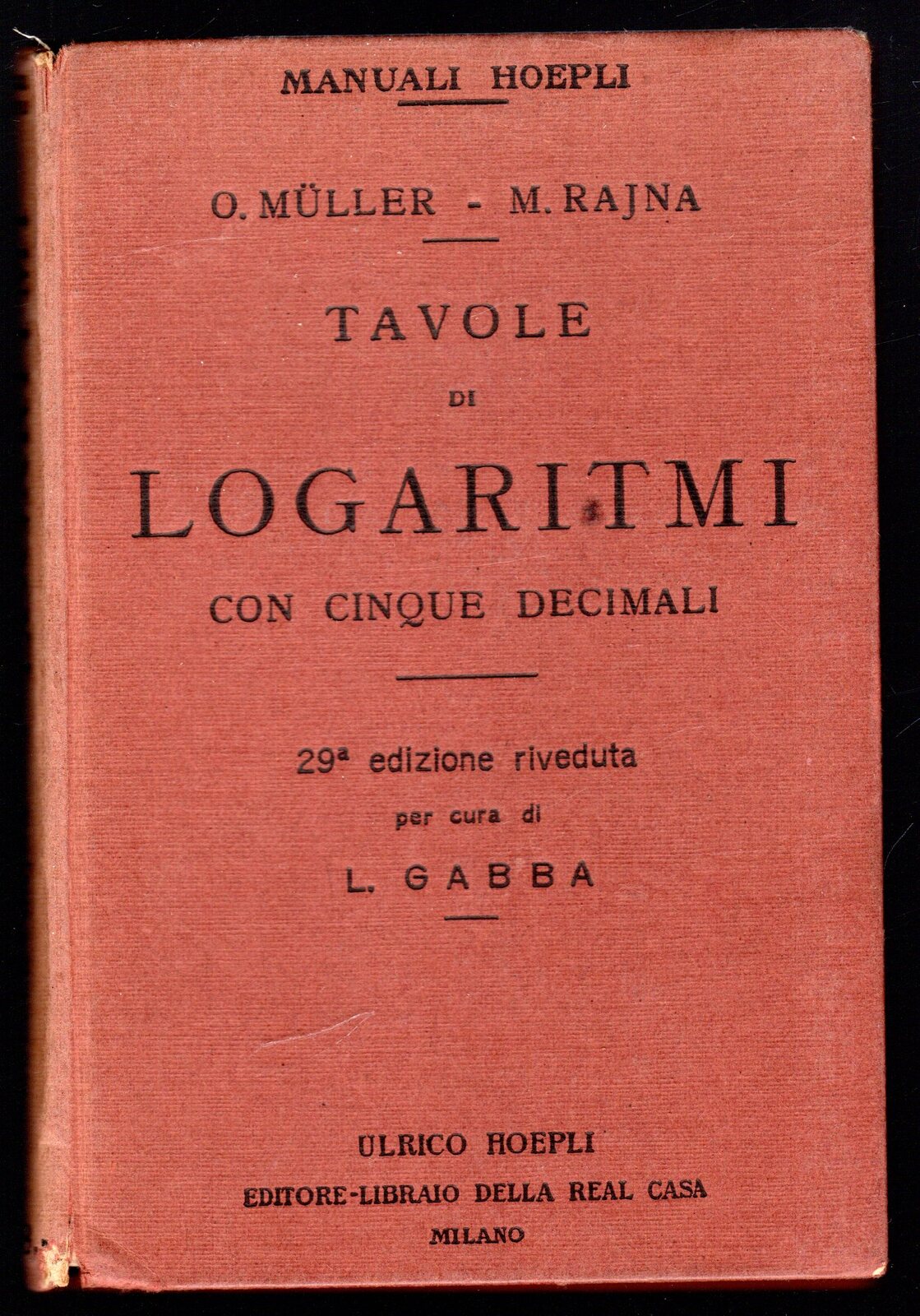 Tavole di logaritmi con cinque decimali