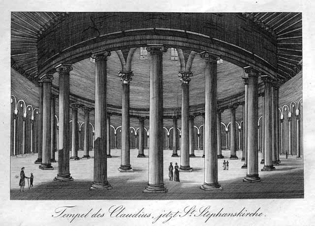 Tempel des Claudius jetzt St. Stephanskirche