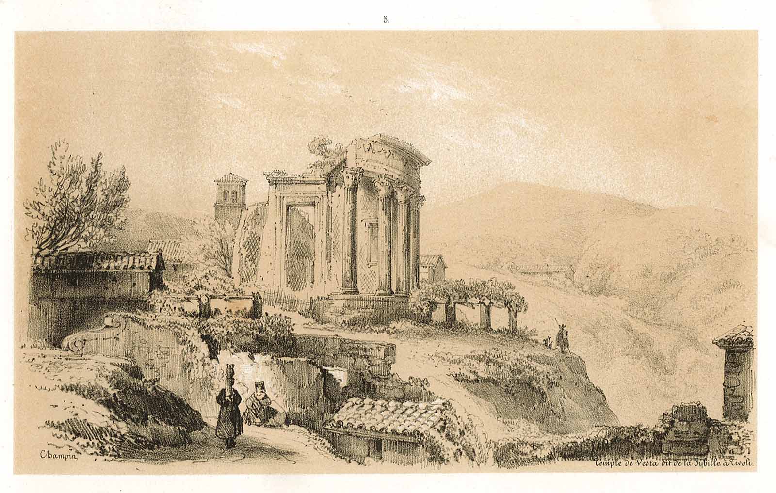 Temple de Vesta dit de la Sybille a Tivoli