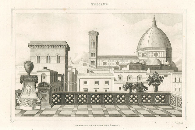 Terrasse de la Loge des Lanzi