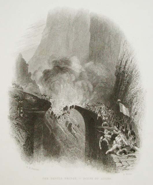 The Devil's Bridge - Scene of action.