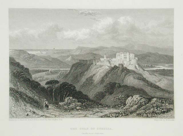 The gulf of Spezzia. / Castle near Sarzana