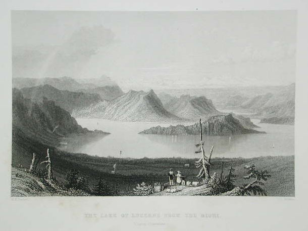 The Lake of Lucerne From the Righi