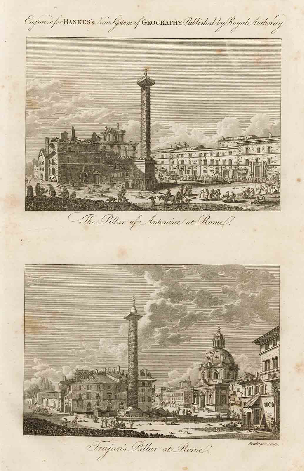 The Pillar of Antonine at Rome - trajan's Pillar at …