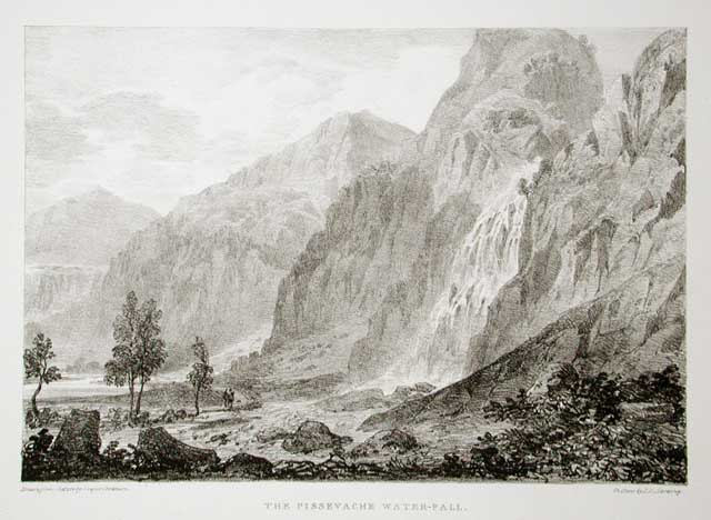 The Pissevache water - fall