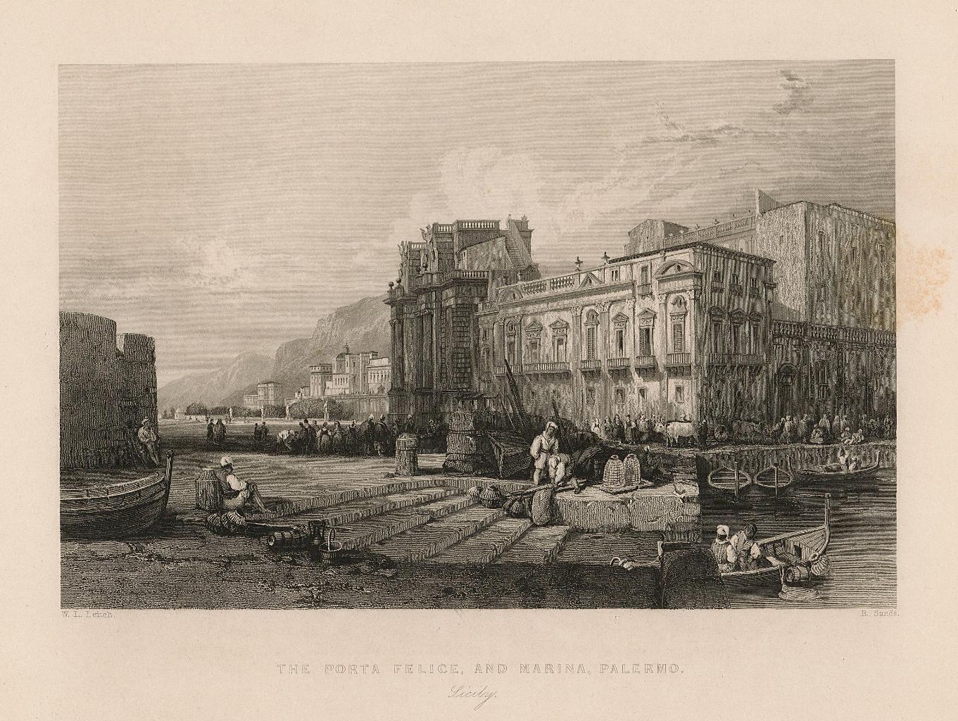 The Porta Felice, and Marina, Palermo