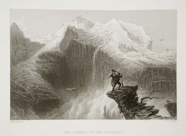 The summit of the Jungfrau./ (Scene from Manfred)