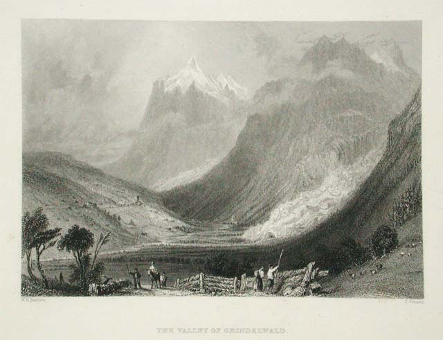 The Valley of Grindelwald./ Canton Bern./ .