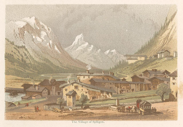 The village of Splugen