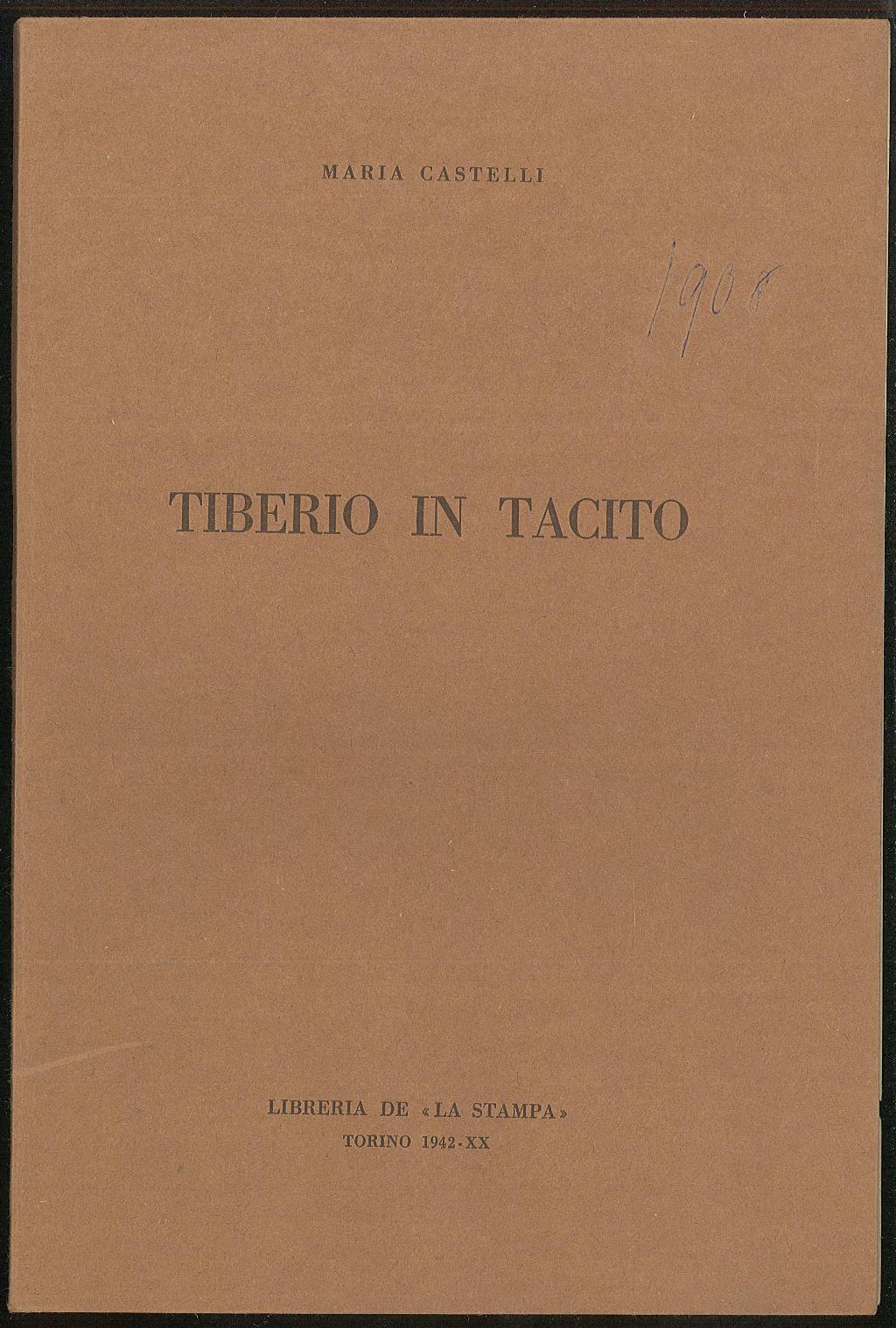 Tiberio in Tacito