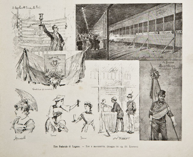 Tiro Federale di Lugano / Tipi e macchiette