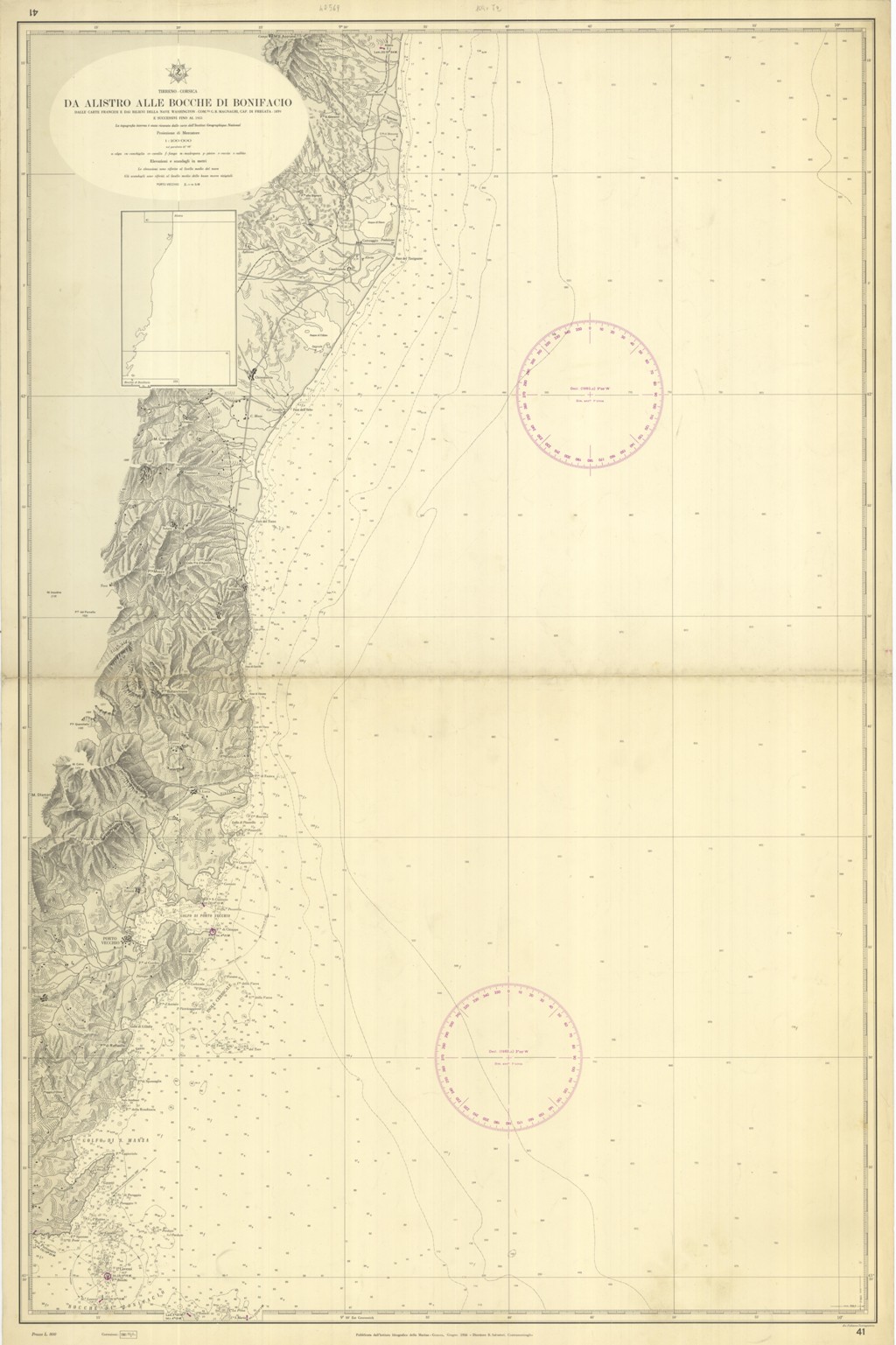 Tirreno Corsica da Alistro alle Bocche di Bonifacio