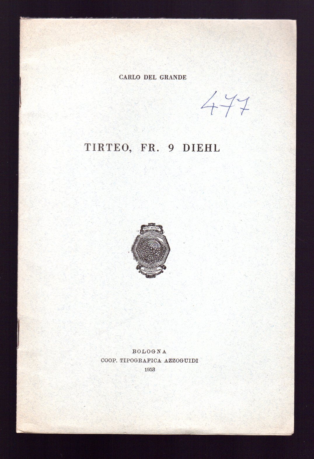 Tirteo, fr. 9 Diehl