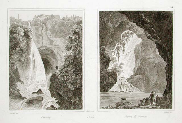 Tivoli. Cascata - Grotta di Nettuno