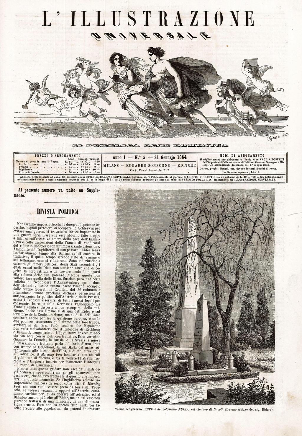 Tombe del Generale Pepe e del Colonnello Nullo nel cimitero …