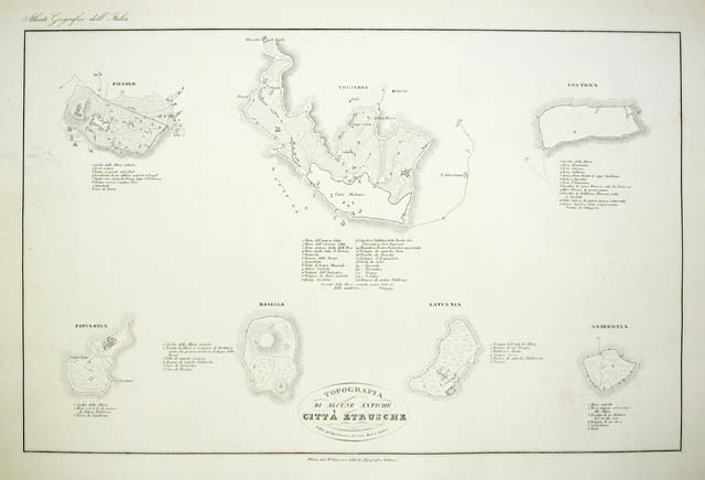 Topografia / di alcune antiche / città etrusche