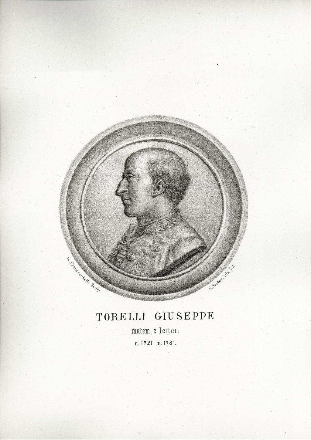 Torelli Giuseppe matem. e letter. n. 1721 m. 1781