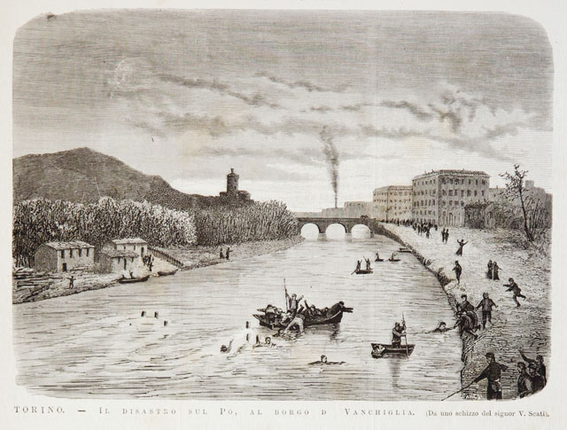 Torino.- Il disastro sul Po, al borgo di Vanchiglia