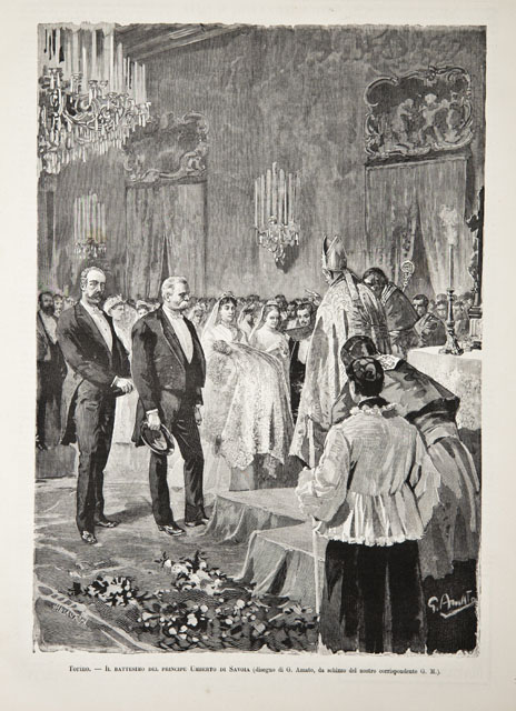 Torino / Il battesimo del principe Umberto di Savoia