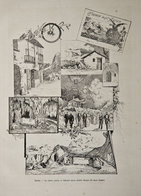 Torino / La festa alpina al Circolo degli artisti