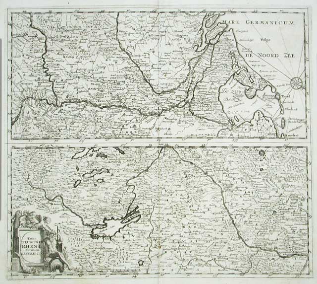 Totius Fluminis Rheni Novissima Descriptio
