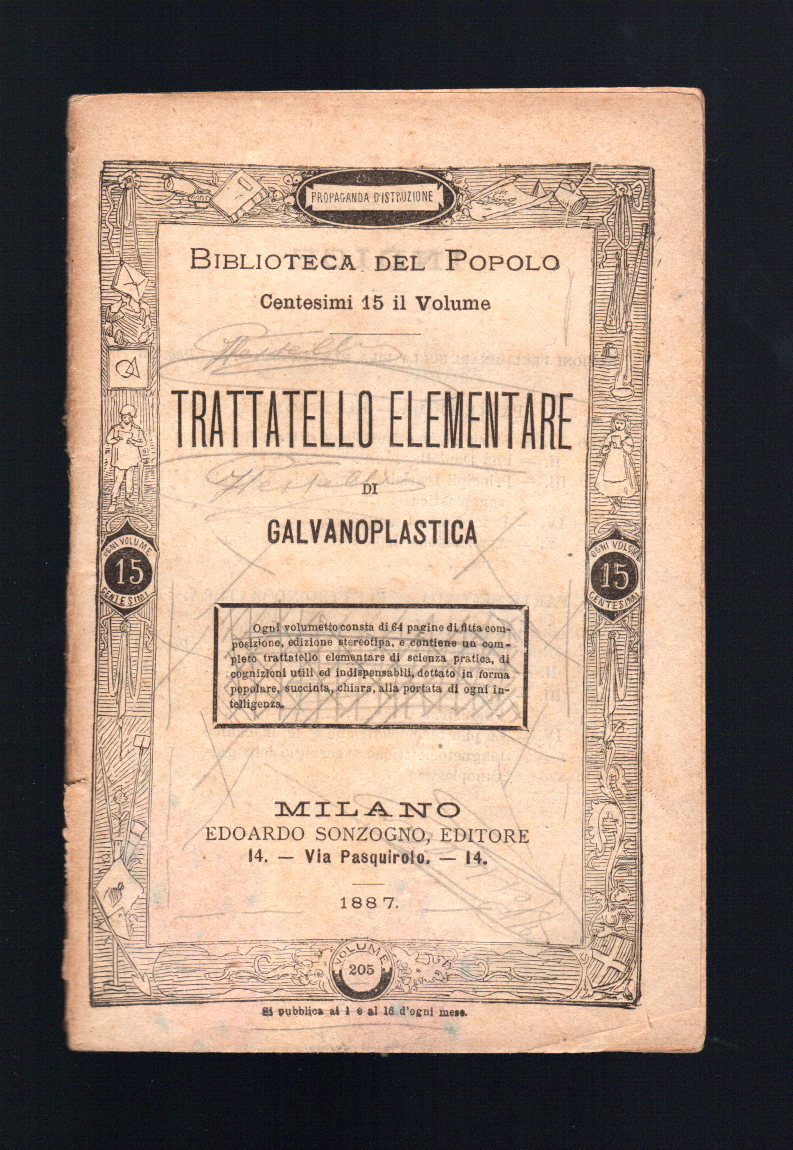 Trattatello elementare di Galvanoplastica