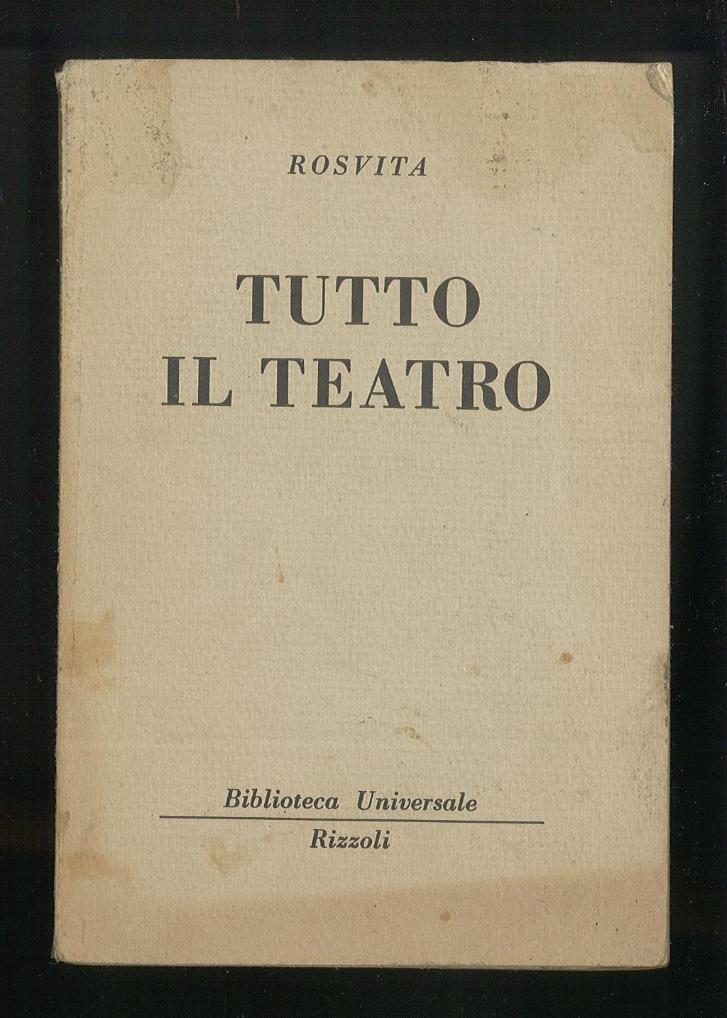 Tutto il teatro