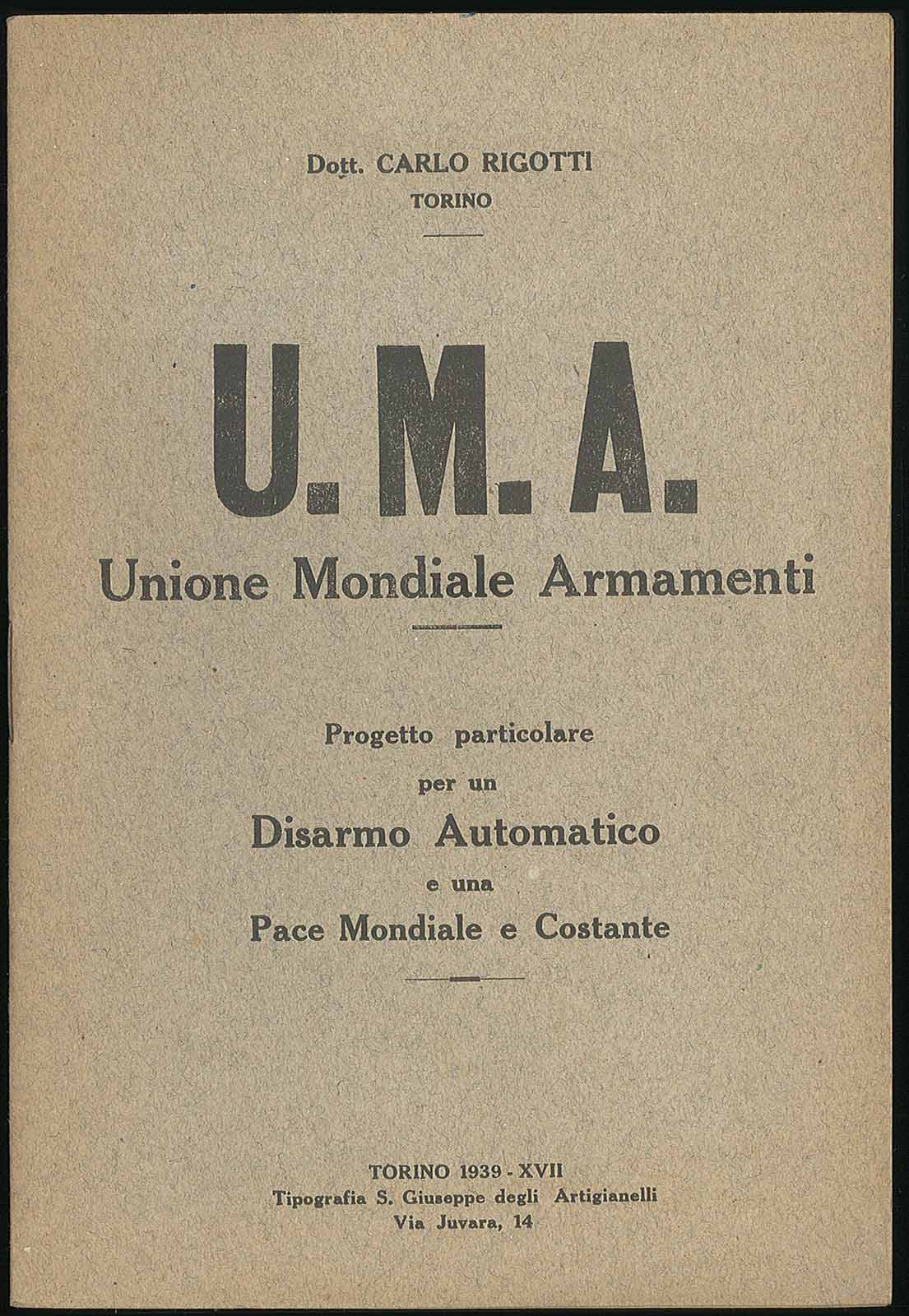 U.M.A. Unione Mondiale Armamenti