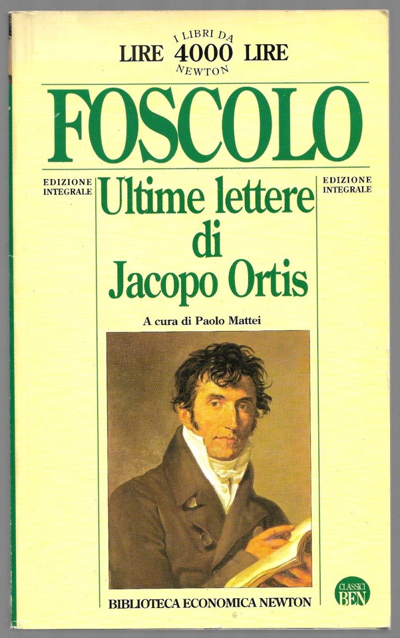 Ultime lettere di Jacopo Ortis