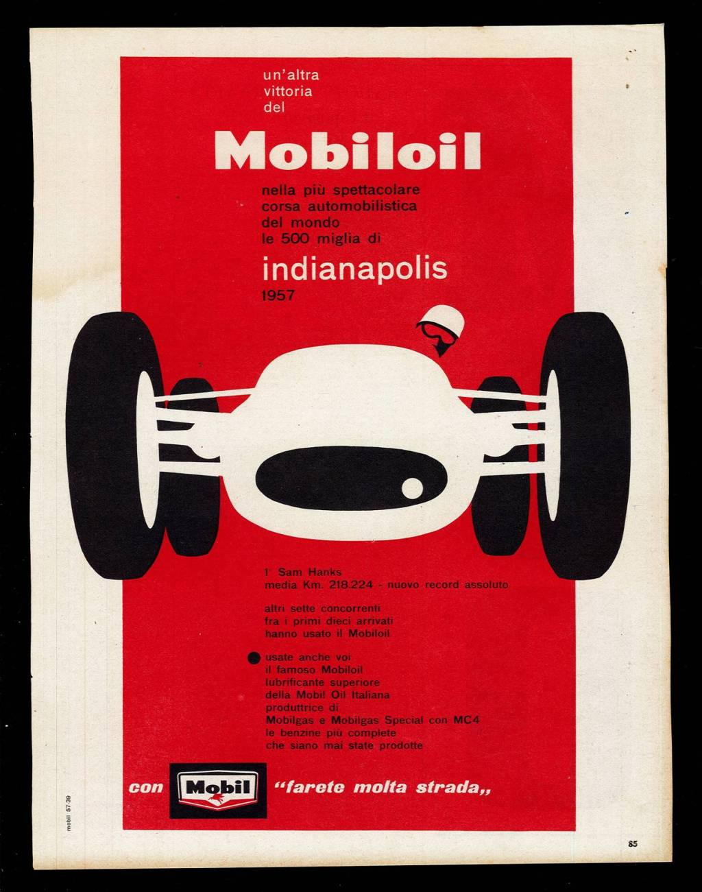 Un'altra vittoria Mobiloil Indianapolis