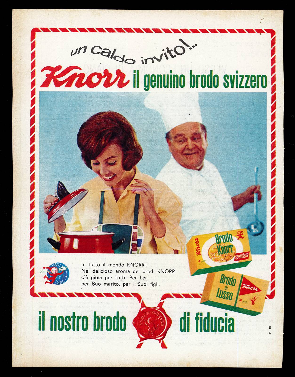 Un caldo invito! Knorr il genuino brodo svizzero