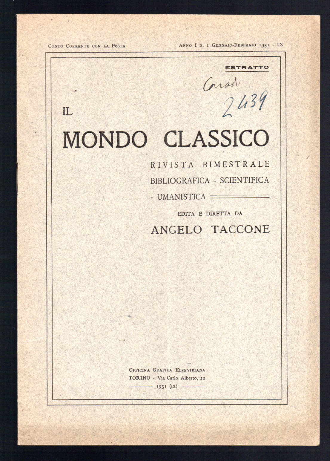 Un nuovo documento Augusteo