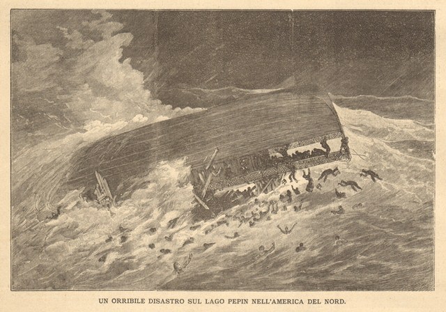Un orribile disastro sul lago Pepin nell’America del Nord