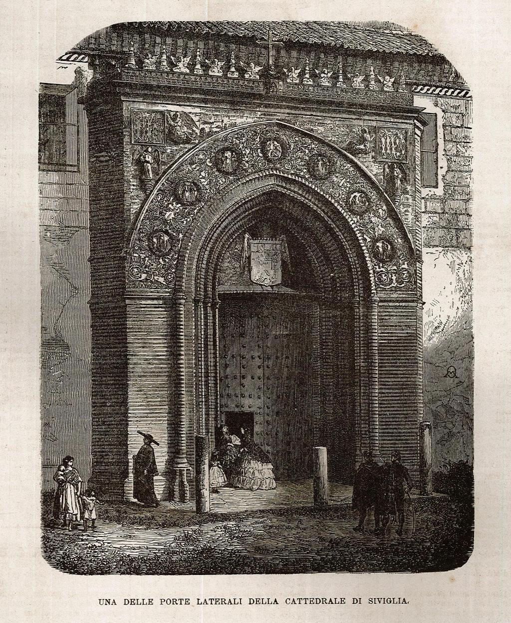 Una delle porte laterali della Cattedrale di Siviglia