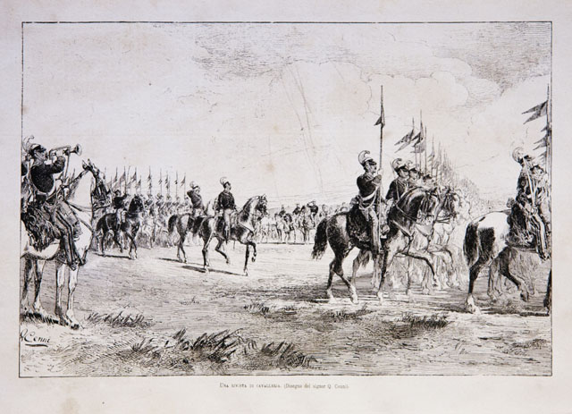 Una rivista di cavalleria