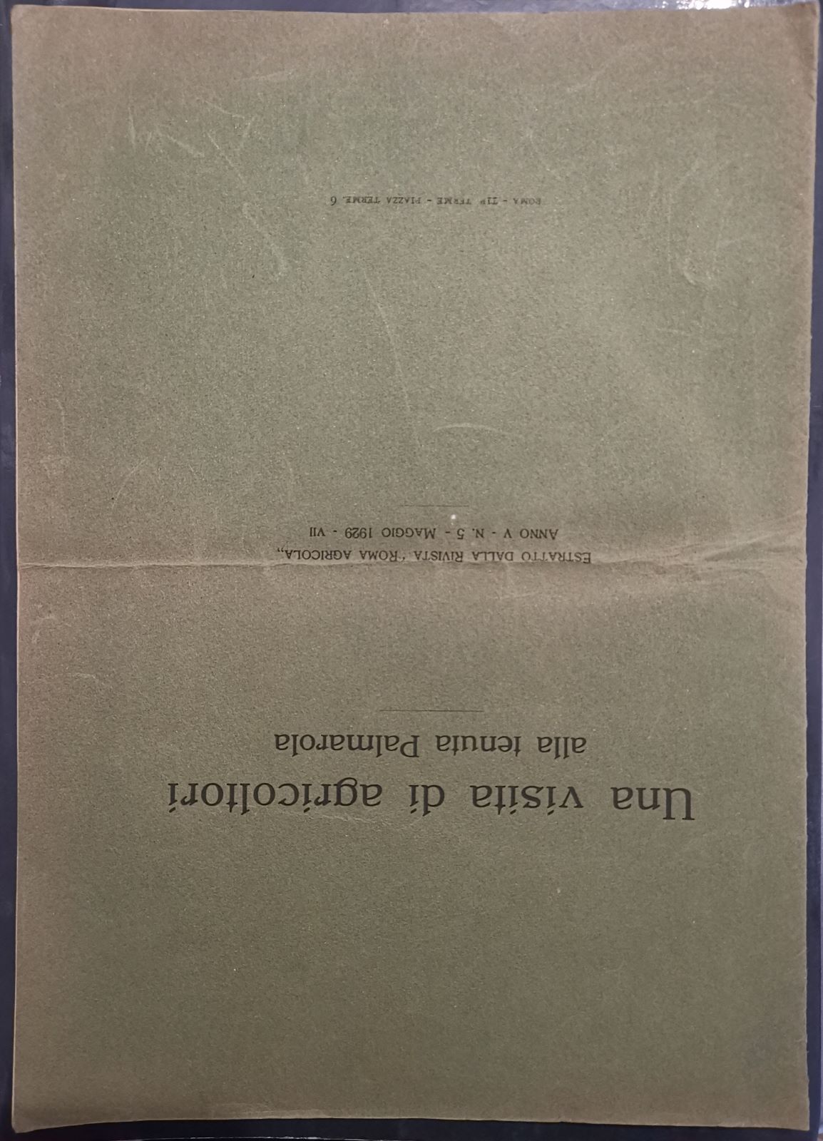 Una visita di agricoltori alla tenuta Palmarola