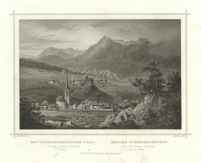 Vallèe d'Oberhalbstein Conters Reams Prasanz (Canton Graubunden)