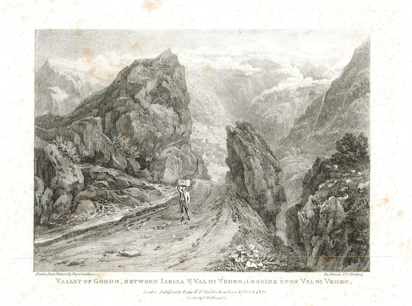 Valley of Gondo, between Isella & Val di Vedro, looking …