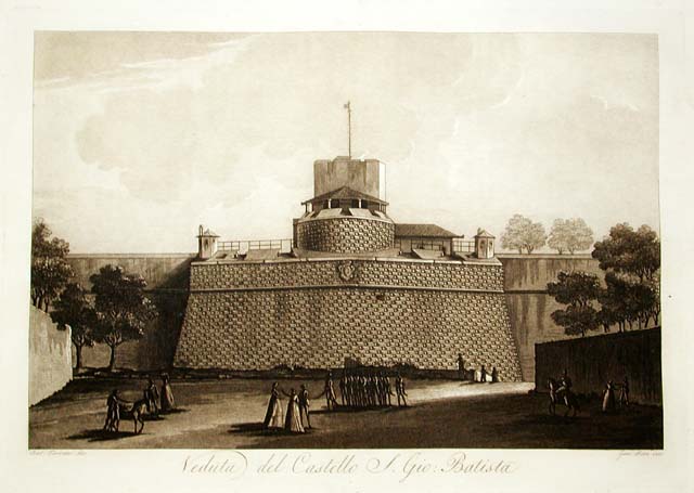 Veduta del Castello S. Gio. Batista