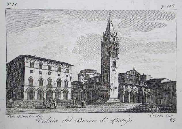 Veduta del Duomo di Pistoia