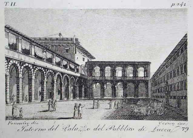 Veduta del Palazzo del Pubblico di Lucca