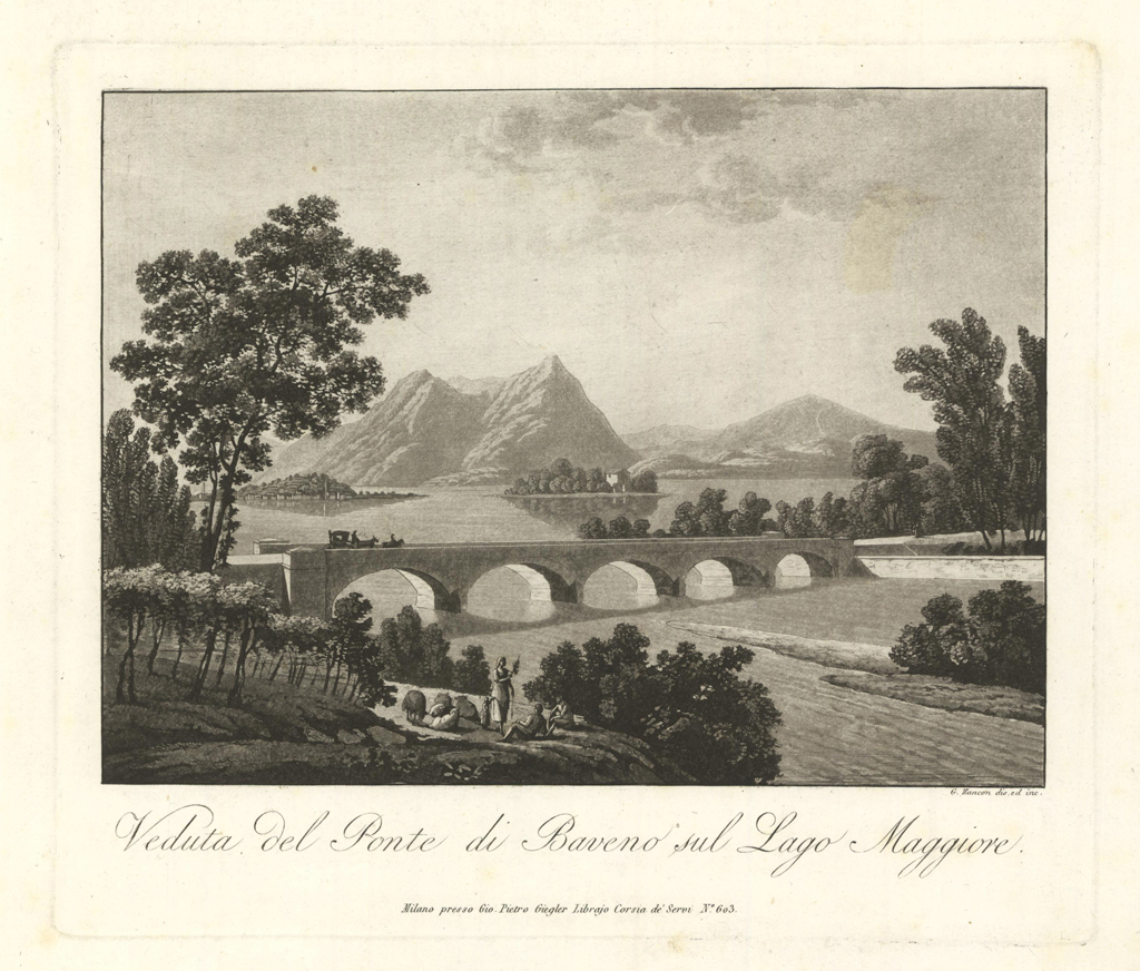 Veduta del Ponte di Baveno sul Lago Maggiore