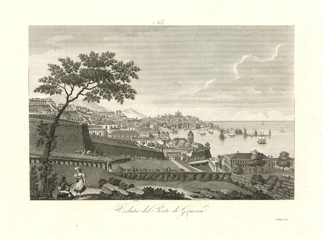 Veduta del Porto di Genova